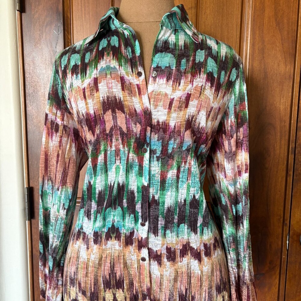 David Cline "GEM" Crushed Roll-Up Button Up Shirt